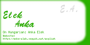 elek anka business card